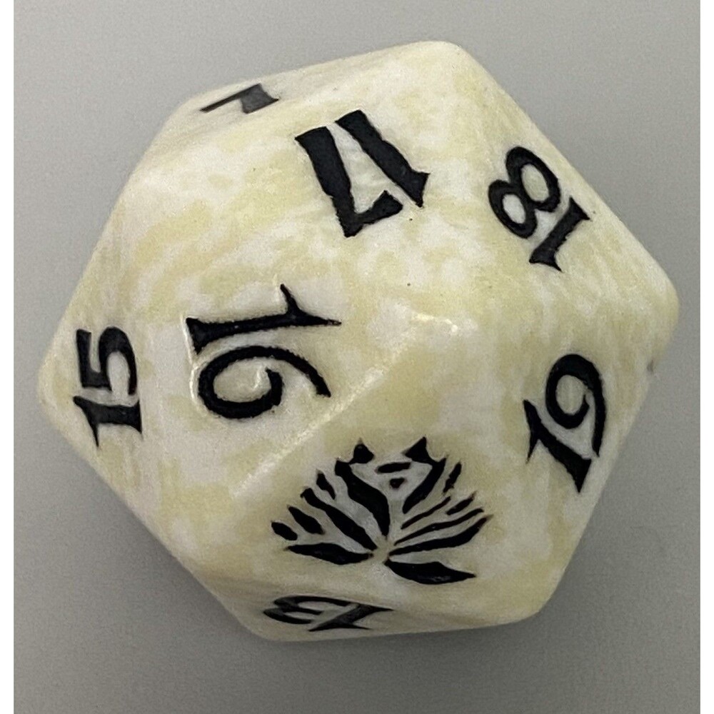MTG Beatdown Box Set Ivory Spindown Life Counter Die Wizards Coast Magic D20